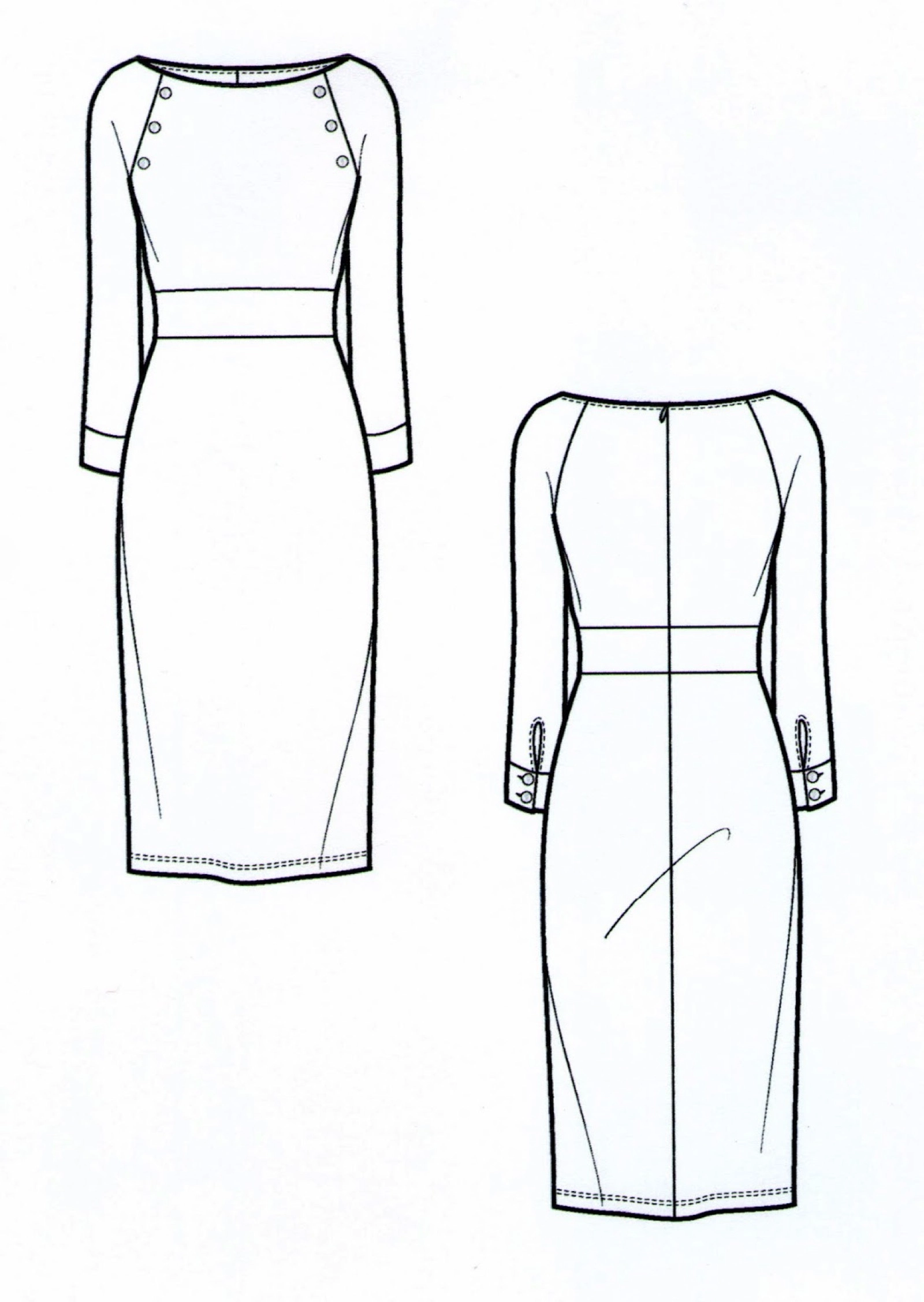 Elegant ladies' long dress in 160 gsm single jersey. A comfortable and stylish choice for any occasion.