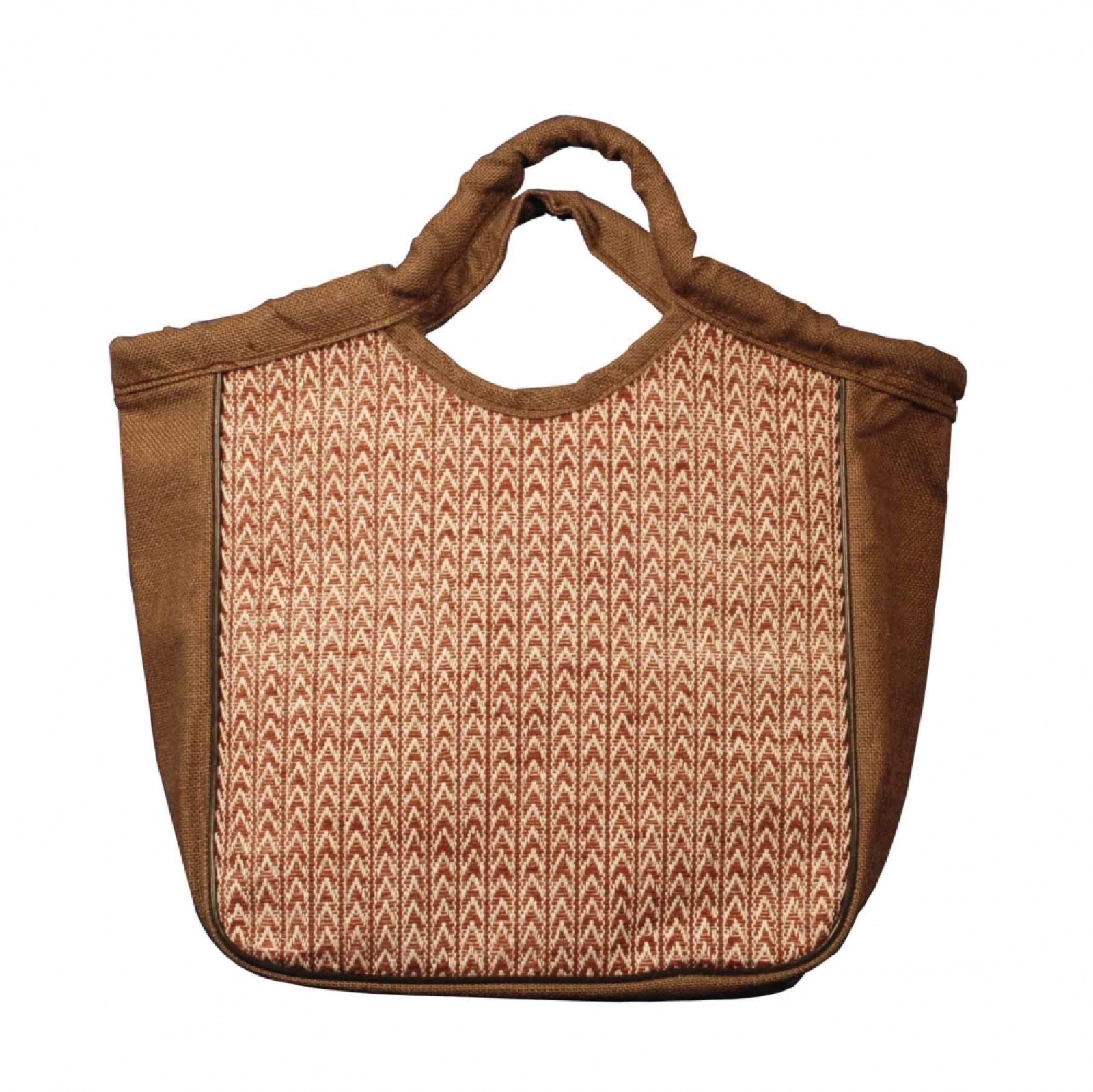 A beautifully crafted jute product, ideal for home decor.