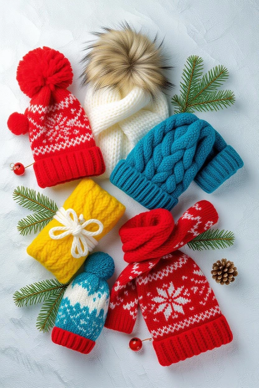 Cozy knit sweater for winter. Made from a warm wool blend.